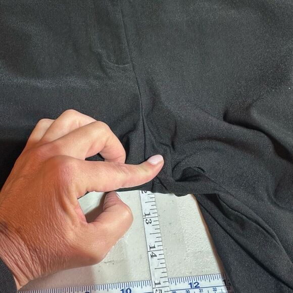 Chico's Flat Front Black Bermuda Utility Shorts Size 18 Size 3 Size XL Trouser - Picture 9 of 9